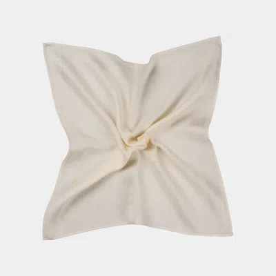 Suitsupply Off-white Pocket Square In Neutral