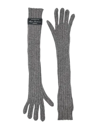 Msgm Gloves In Grey