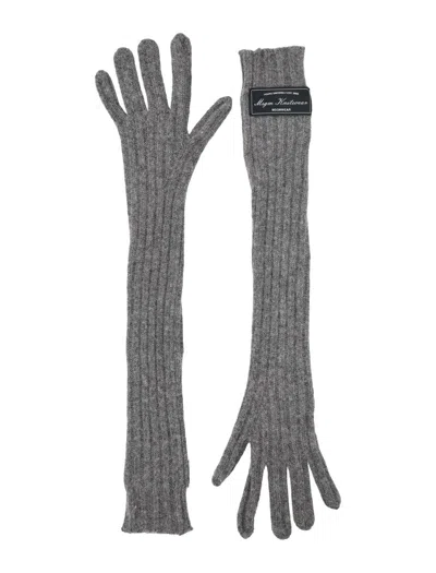 Msgm Gloves In Grey
