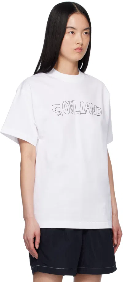 Soulland White Roberta T-shirt In White