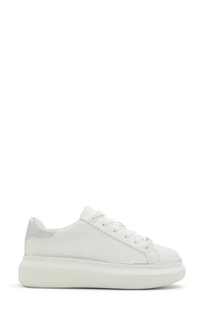 Aldo Merrick Platform Sneaker In White