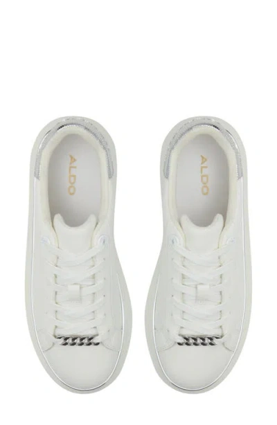 Aldo Merrick Platform Sneaker In White