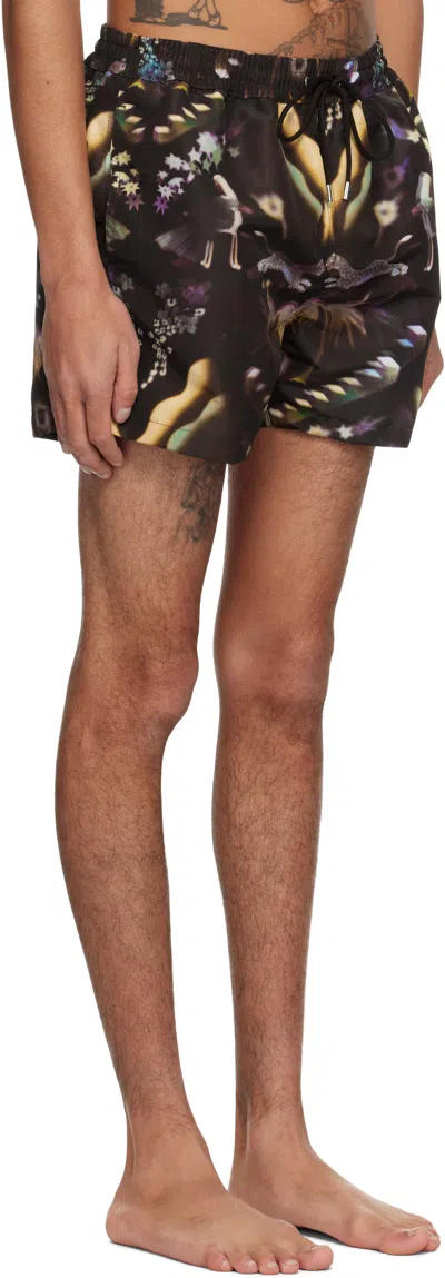 Paul Smith Lumiere Print Swim Shorts In Multi