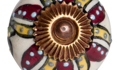 Kinetic 12-pack Knobs In Maroon Floral