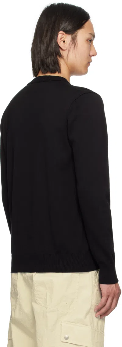 Stone Island Logo Sweatshirt In V0029 Black