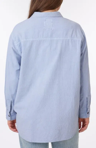 C&c California C & C California Alaina Sunwashed Relaxed Button-up Shirt In Eventide