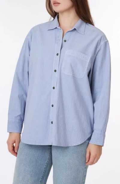 C&c California C & C California Alaina Sunwashed Relaxed Button-up Shirt In Eventide
