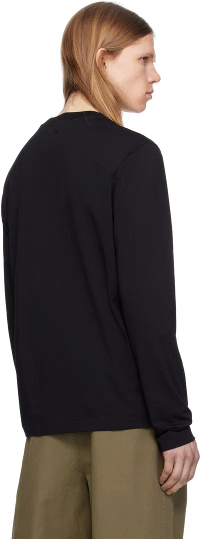 Ami Alexandre Mattiussi Pull Col Rond Ami Paris De Coeur In Black