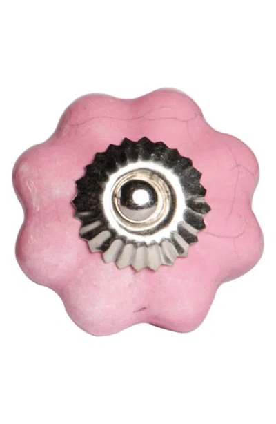 Kinetic 8-pack Knobs In Wavy Pink Silver