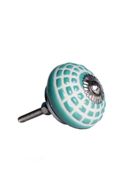 Kinetic 12-pack Knobs In Teal Square