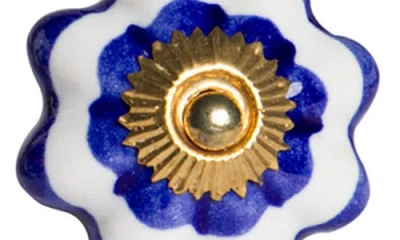 Kinetic 8-pack Knobs In Wavy Blue Gold