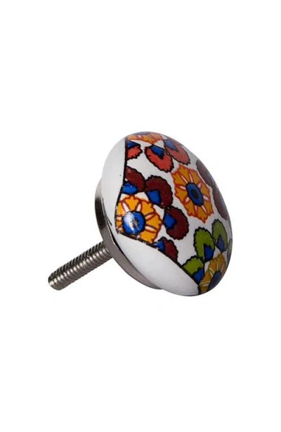 Kinetic 12-pack Knobs In Orange Green Floral