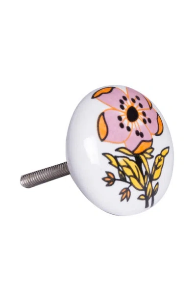 Kinetic 8-pack Knobs In Pink Green Floral