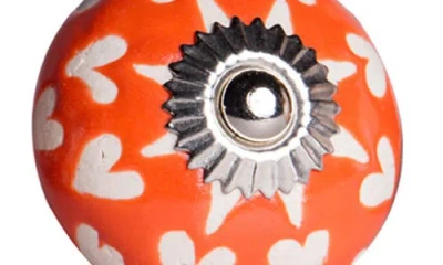 Kinetic 12-pack Knobs In Orange Heart