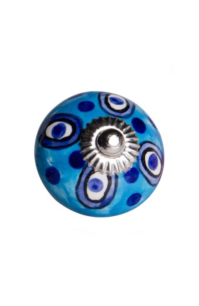 Kinetic 12-pack Knobs In Blue Polka Dot