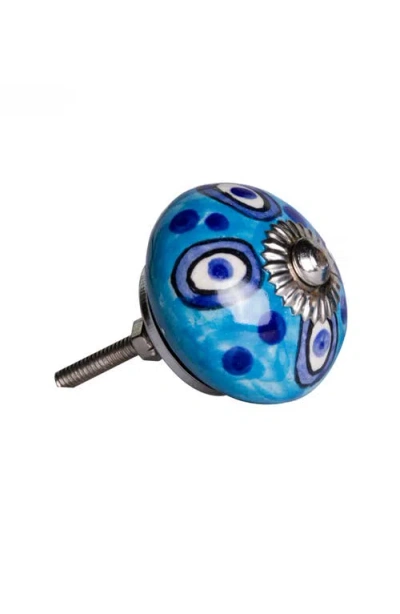 Kinetic 12-pack Knobs In Blue Polka Dot