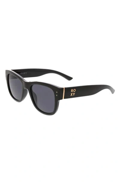 Roxy Midsize 52mm Square Sunglasses In Black