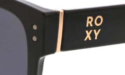 Roxy Midsize 52mm Square Sunglasses In Black