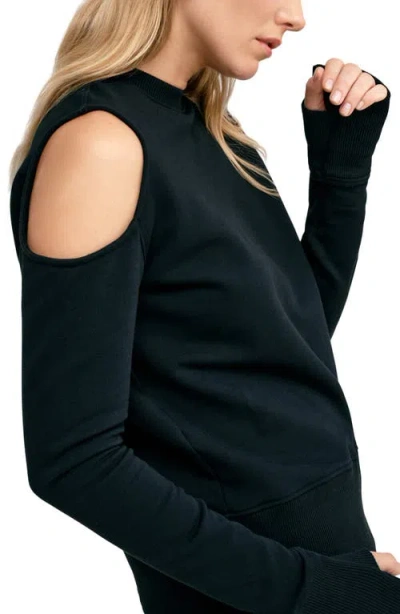 Marcella William Cutout Sweatshirt In Black