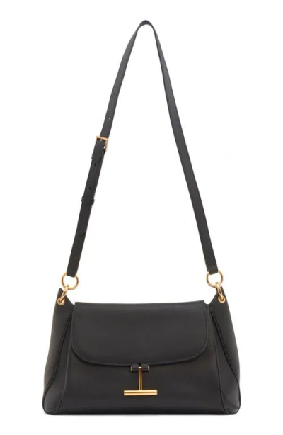 Tom Ford Tara Medium Shoulder Bag L1869lcl490g 1n001 In Black