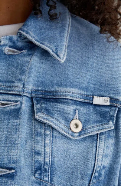 Ag Robyn Denim Button-front Jacket In Ventura In Multi