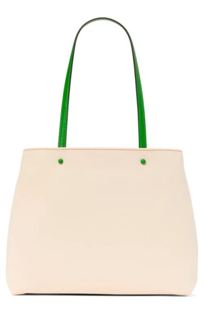 Kate Spade New York Medium Squeeze Print Canvas Tote In Ks Green Multi