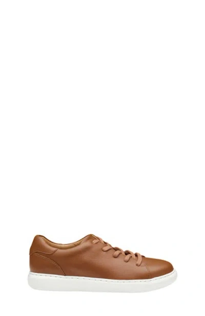 Johnston & Murphy Kids' Anders Sneaker In Tan Full Grain