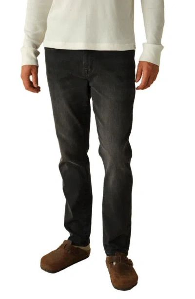 Fair Harbor Driftwood Straight Leg Jeans In Black Wash (025)