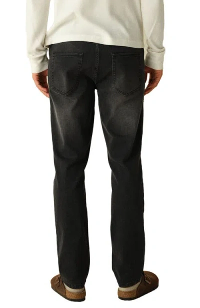 Fair Harbor Driftwood Straight Leg Jeans In Black Wash (025)