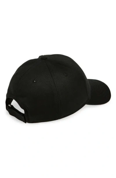 Moncler Logo Patch Baseball Cap In Black