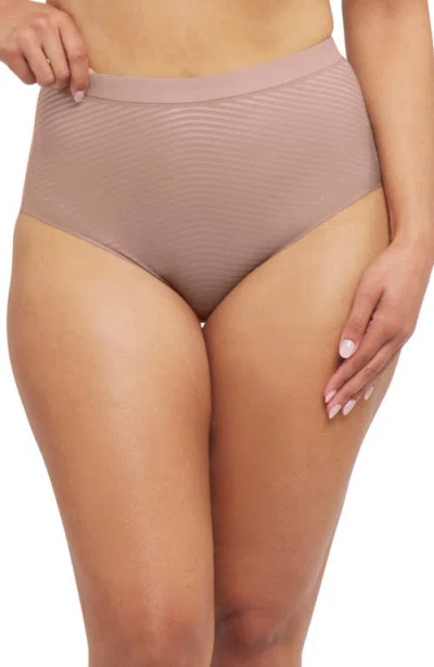 Spanx Shape Invisible Cotton Brief In Cafe Au Lait