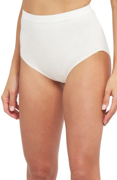 Spanx Shape Invisible Supima Cotton Brief In White