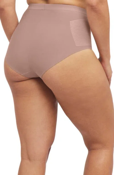 Spanx Shape Invisible Cotton Brief In Cafe Au Lait