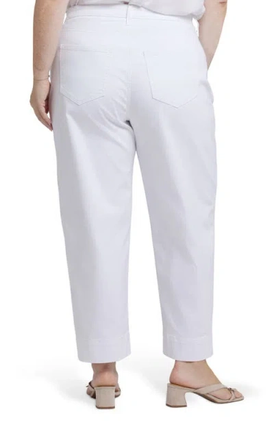 Nydj Patchie Optic White Capri Jean In White
