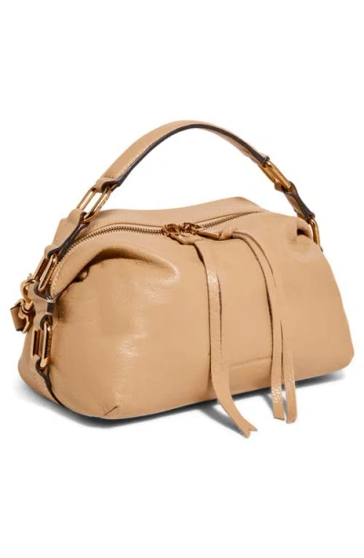 Aimee Kestenberg Dumpling Leather Top Handle Bag In Camel