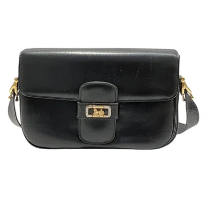 Pre-owned Celine Black Leather Shoulder Bag ()