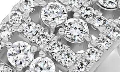 Bony Levy Mika Diamond Wide Stacking Ring In Silver