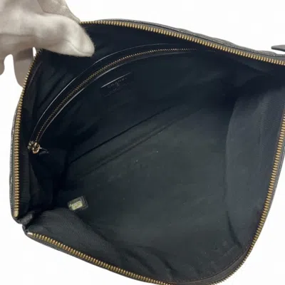 Pre-owned Chanel Black Caviar Leather Clutch Bag ()
