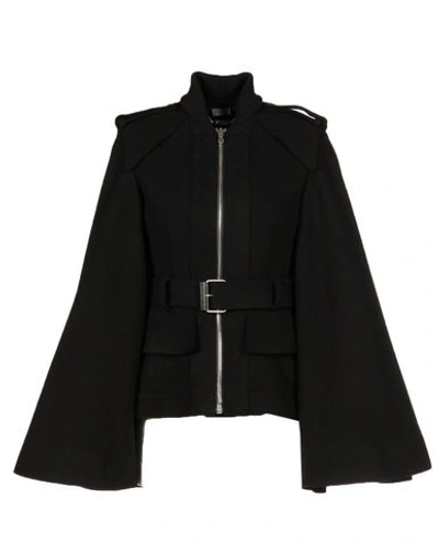 Shop Alexander Mcqueen Belted Coats In Black