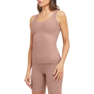 Spanx ® Shape™ Invisible Cotton Blend Tank In Cafe Au Lait