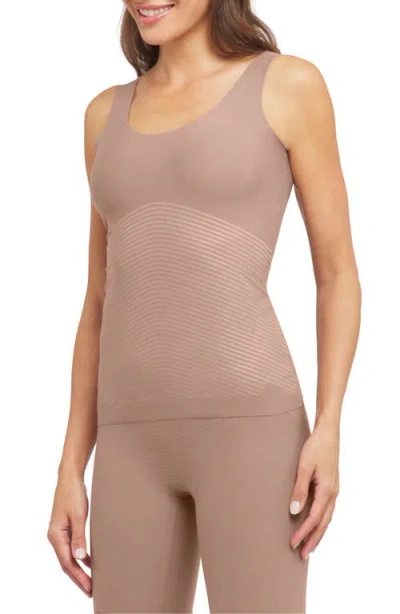 Spanx ® Shape™ Invisible Cotton Blend Tank In Cafe Au Lait