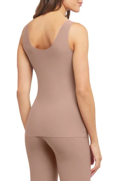 Spanx ® Shape™ Invisible Cotton Blend Tank In Cafe Au Lait