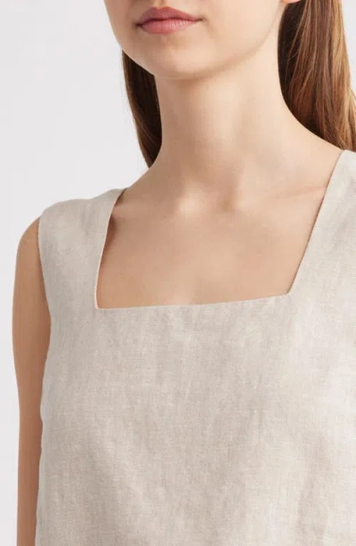 Rails Akira Sleeveless Top In Heathered Flax In Gray