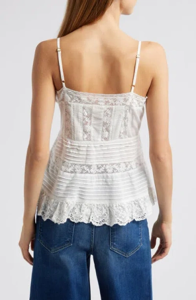 Loveshackfancy Pruitt Cotton Embroidered Top In White