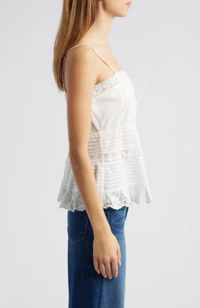 Loveshackfancy Pruitt Cotton Embroidered Top In White