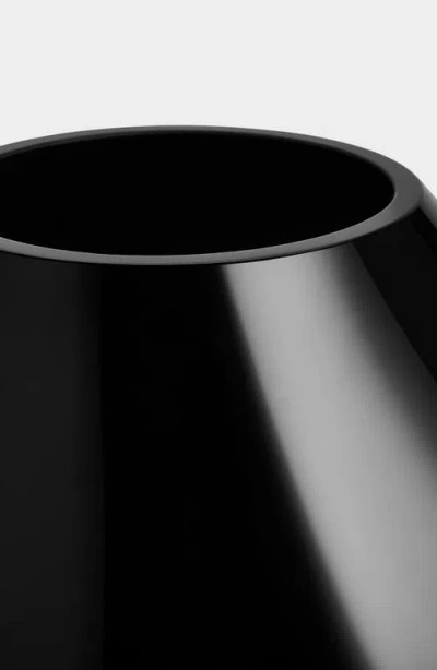 Orrefors Ebon Medium Vase In Black