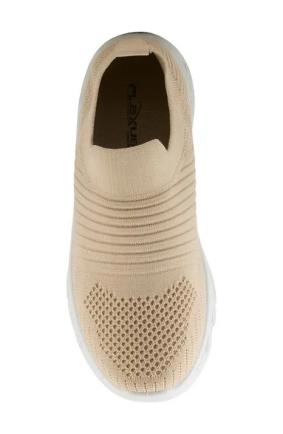 Flexus By Spring Step Scruggs Slip-on Sneaker In Beige