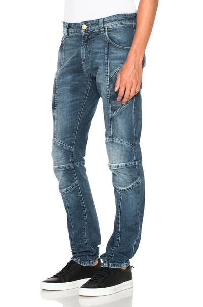 Shop Pierre Balmain Jeans In Blue Denim