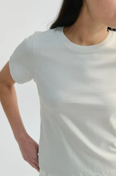 Almina Concept Short Sleeve Tee In Light Blue Grey