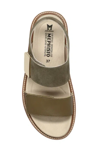 Mephisto Violane Platform Sandal In Lichen